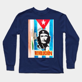 Che Guevara Revolution Graffiti Long Sleeve T-Shirt